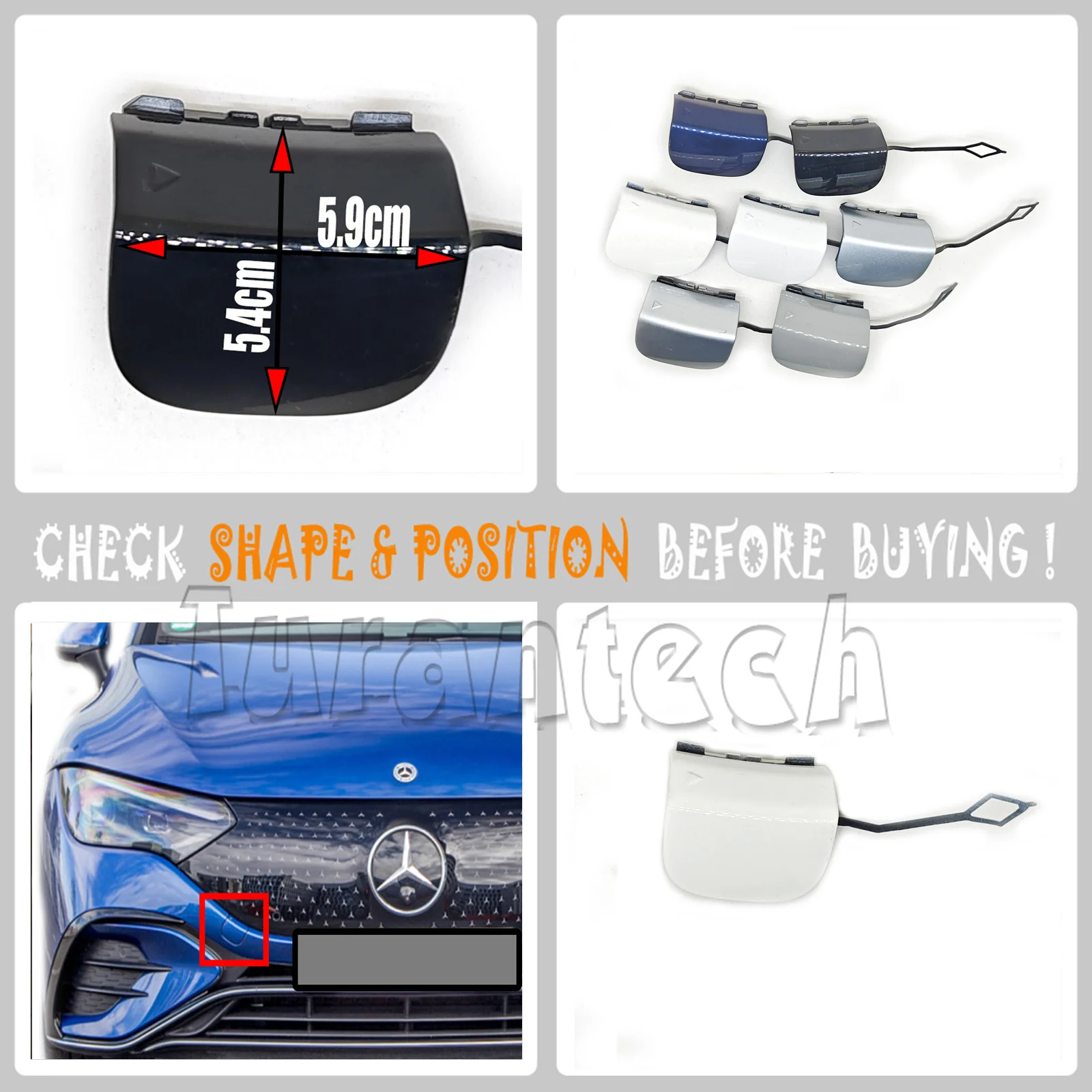 Передняя крышка для буксировки для 21-23 Mercedes Benz EQE W295 EQE300 EQE350 EQE450 EQE43 EQE53 AMG 4matic, крышка с крючком
Передняя крышка для буксировки для 21-23 Mercedes Benz EQE W295 EQE300 EQE350 EQE450 EQE43 EQE53 AMG 4matic, крышка с крючком