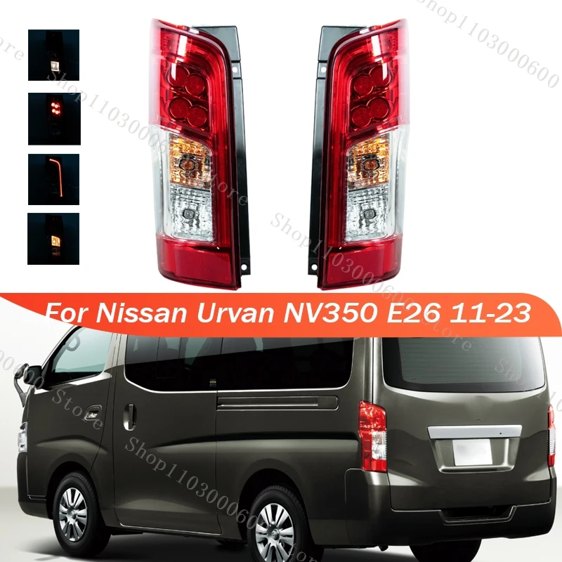 For Nissan Urvan NV350 E26 2011-2023 LED Rear Tail Light Turn Signal Headlight Warning Light Taillight Taillamp Auto Parts
For Nissan Urvan NV350 E26 2011-2023 LED Rear Tail Light Turn Signal Headlight Warning Light Taillight Taillamp Auto Parts