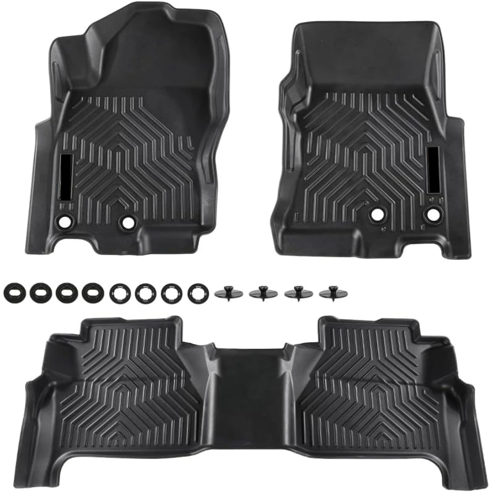 TPE Cargo Liners for Nissan Frontier 2022-2025 (Only Fit Crew Cab w/2nd Row Under-Seat Storage,Not Fit King Cab)All Weather
TPE Cargo Liners for Nissan Frontier 2022-2025 (Only Fit Crew Cab w/2nd Row Under-Seat Storage,Not Fit King Cab)All Weather