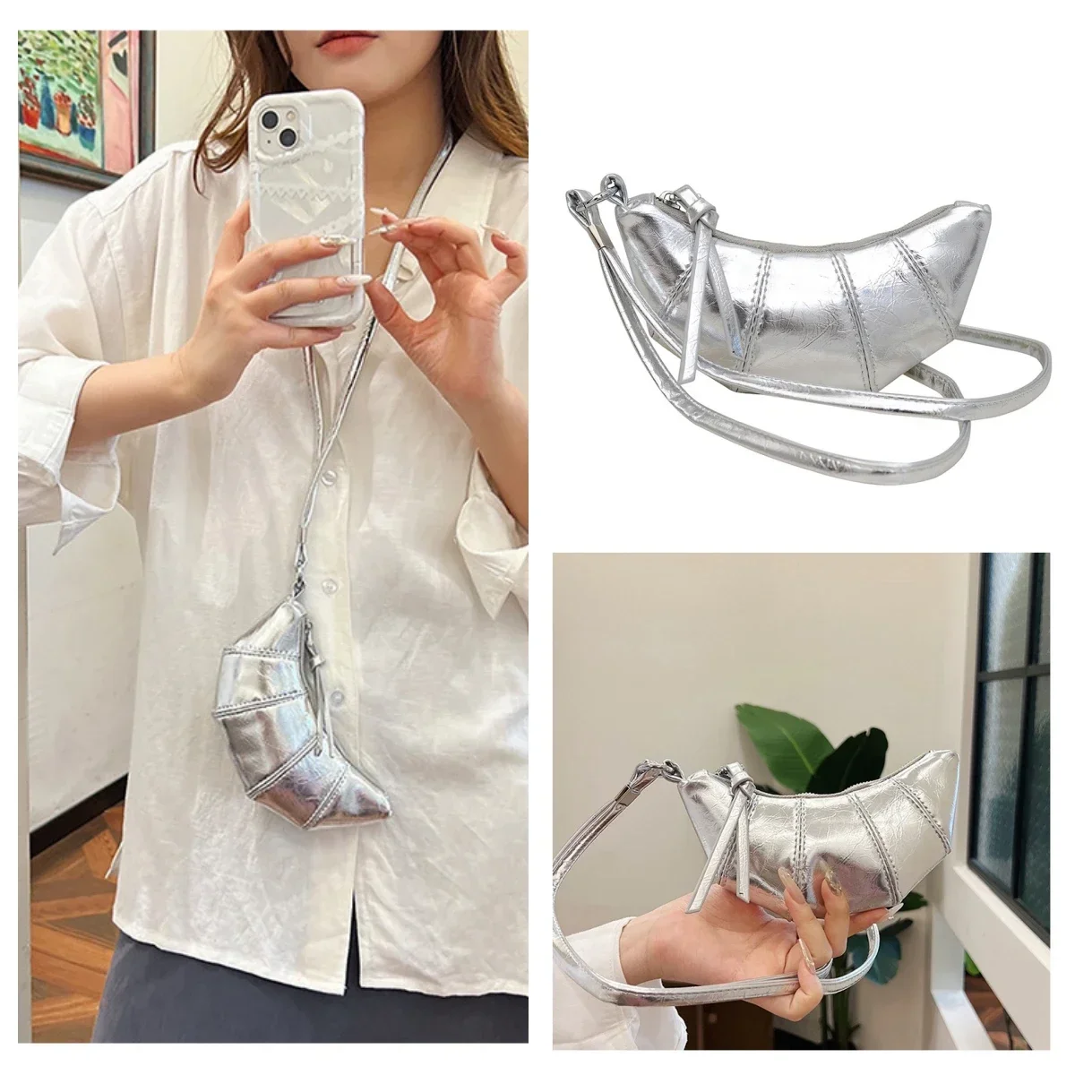 New Fashion Design Dumpling Bag Handbags Crossbody Bags for Women Lipstick Cosmetic Bag Female Shoulder Bag Coin Purse Mini Bags
New Fashion Design Dumpling Bag Handbags Crossbody Bags for Women Lipstick Cosmetic Bag Female Shoulder Bag Coin Purse Mini Bags