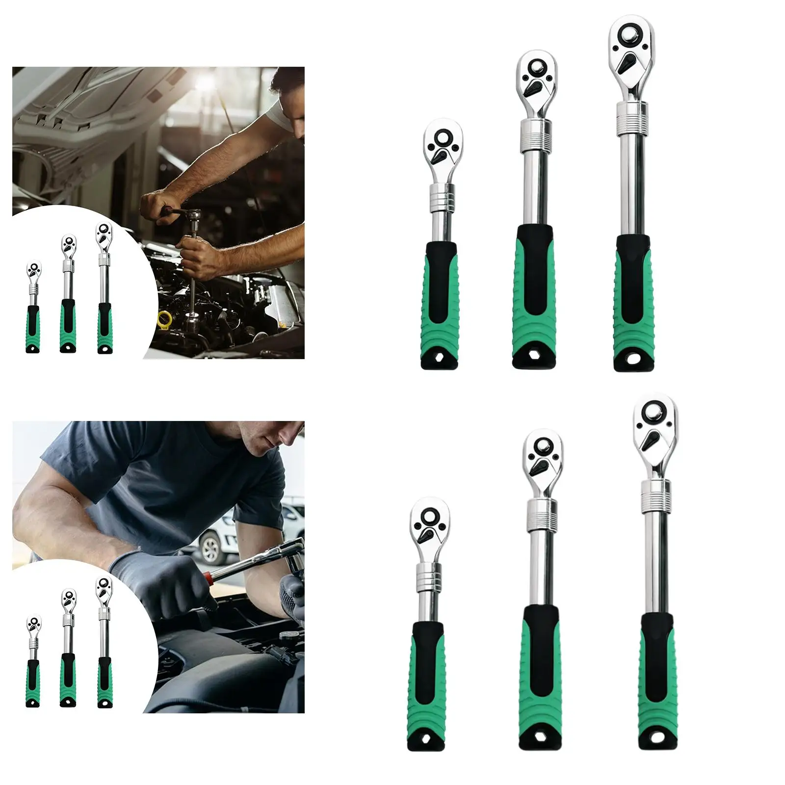 Ratchet Wrench Quick Released Long Handle Multifunctional Retractable Wrench for
Ratchet Wrench Quick Released Long Handle Multifunctional Retractable Wrench for