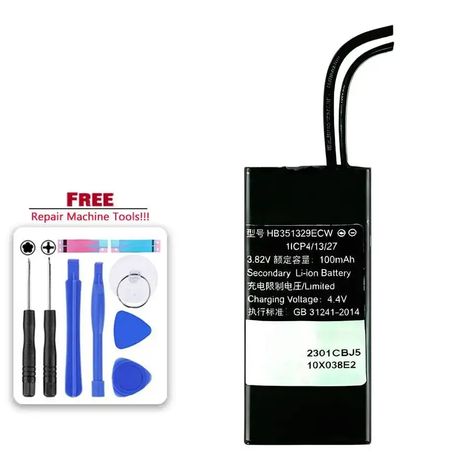 Для Huawei Watch Band 3 Pro Honor Glory Браслет 5 Браслет 100 мАч Длительный аккумулятор Безопасный HB351329ECW
Для Huawei Watch Band 3 Pro Honor Glory Браслет 5 Браслет 100 мАч Длительный аккумулятор Безопасный HB351329ECW