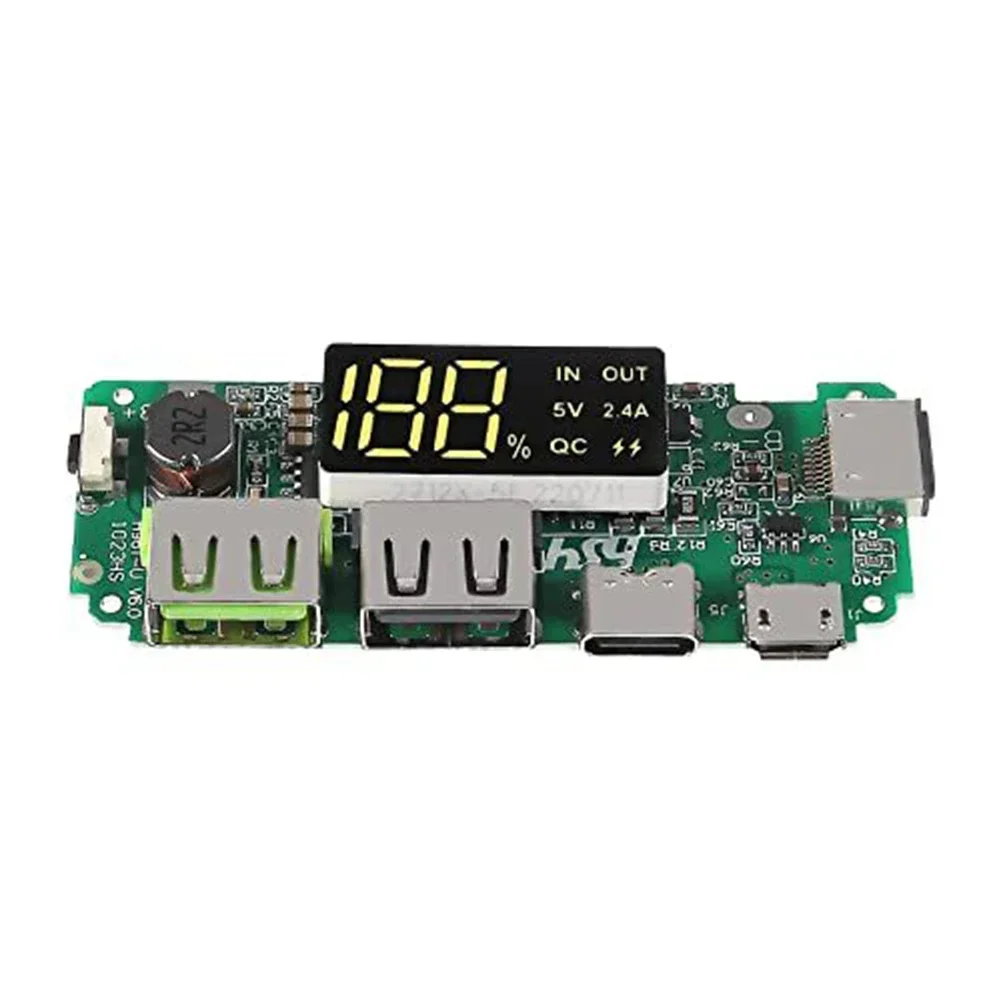 Цвет Зеленый Зарядное устройство для литиевой батареи 5 В 2 4 А USB-модуль зарядки Защита от перезаряда 3 типа зарядных кабелей Выход 5 В 2 4 А
Цвет Зеленый Зарядное устройство для литиевой батареи 5 В 2 4 А USB-модуль зарядки Защита от перезаряда 3 типа зарядных кабелей Выход 5 В 2 4 А