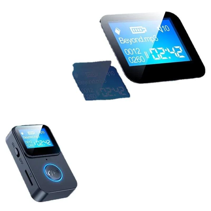 Bluetooth-compatible Music Player Audio Adapter with Lcd Screen 5v Black Audio Receiver C33 5.0 Mp3 Player Music Media Player
Bluetooth-compatible Music Player Audio Adapter with Lcd Screen 5v Black Audio Receiver C33 5.0 Mp3 Player Music Media Player