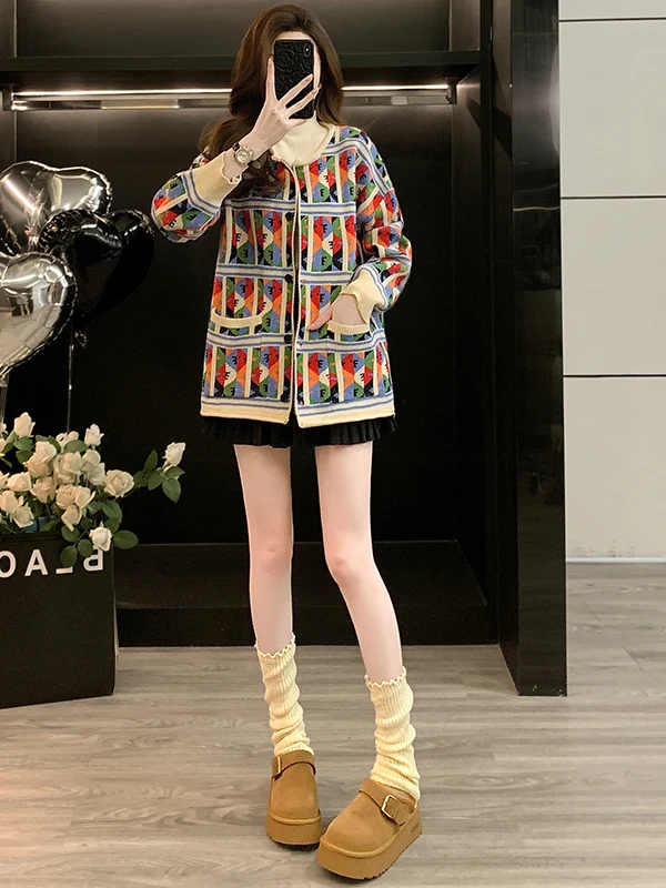 Loose Knitted Sweater Cardigan Women's Fashion Anti-Aging Lazy Style Outerwear Top Winter 2026 New Arrival Commute Style
Loose Knitted Sweater Cardigan Women's Fashion Anti-Aging Lazy Style Outerwear Top Winter 2026 New Arrival Commute Style