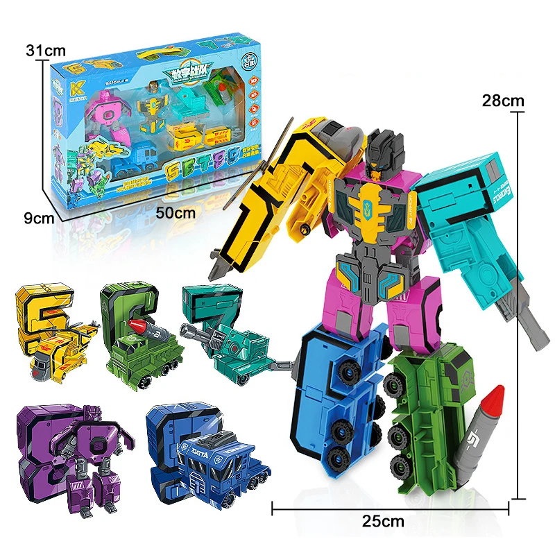 Educational Learning Transforms Toys As Gifts for Children: Boys and Girls 0-9 Digital Combination Transformation Mini Robot
Educational Learning Transforms Toys As Gifts for Children: Boys and Girls 0-9 Digital Combination Transformation Mini Robot