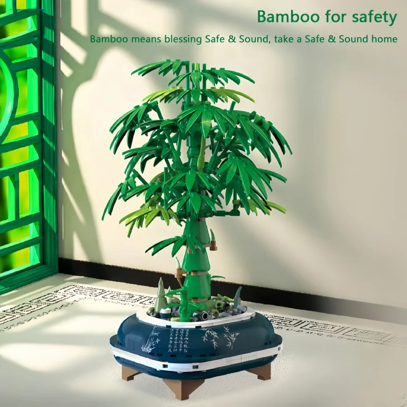 Realistic Bamboo Plant Potted Mini Building Blocks Toys-Forever Fresh,No Watering,Easy Assembly,Stress-Relief Toy,Home Decor
Realistic Bamboo Plant Potted Mini Building Blocks Toys-Forever Fresh,No Watering,Easy Assembly,Stress-Relief Toy,Home Decor