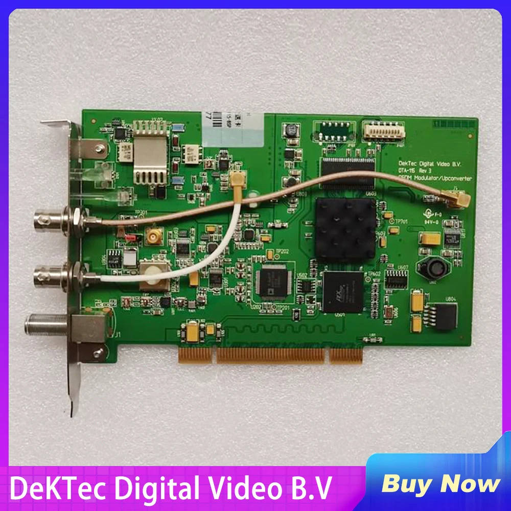 Многостандартная модуляционная карта для цифрового видео DeKTec b. V DTA-115 Rev 3
Многостандартная модуляционная карта для цифрового видео DeKTec b. V DTA-115 Rev 3