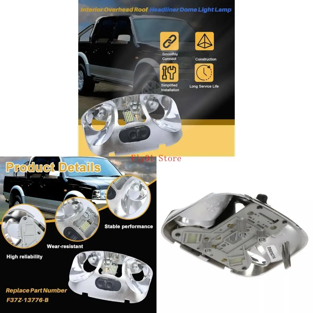 LED Dome Light Assembly for F37Z-13776-B F37Z13776B Interior Roof & Map Lighting
LED Dome Light Assembly for F37Z-13776-B F37Z13776B Interior Roof & Map Lighting
