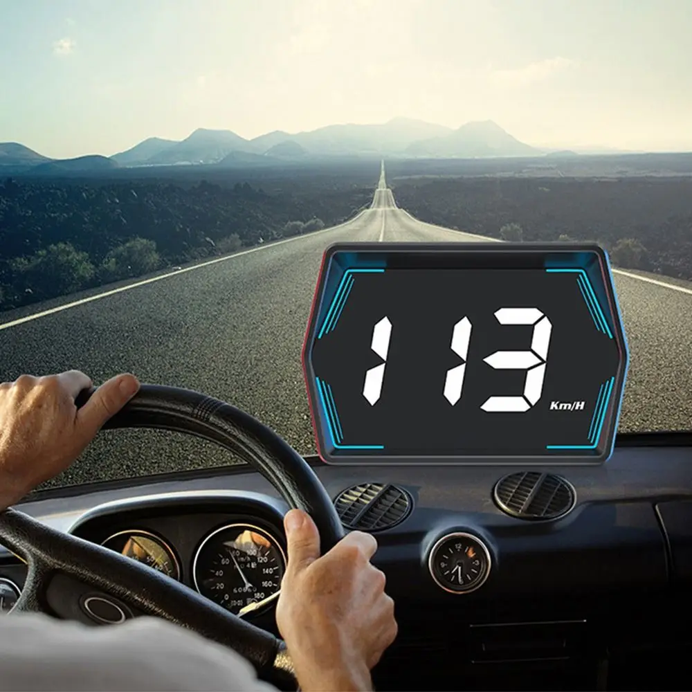 HUD GPS Car Digital Speedometer Plastic Portable Vehicle Speed Meter Non-slip Mat Plug and Play HUD Car Head Up Display
HUD GPS Car Digital Speedometer Plastic Portable Vehicle Speed Meter Non-slip Mat Plug and Play HUD Car Head Up Display