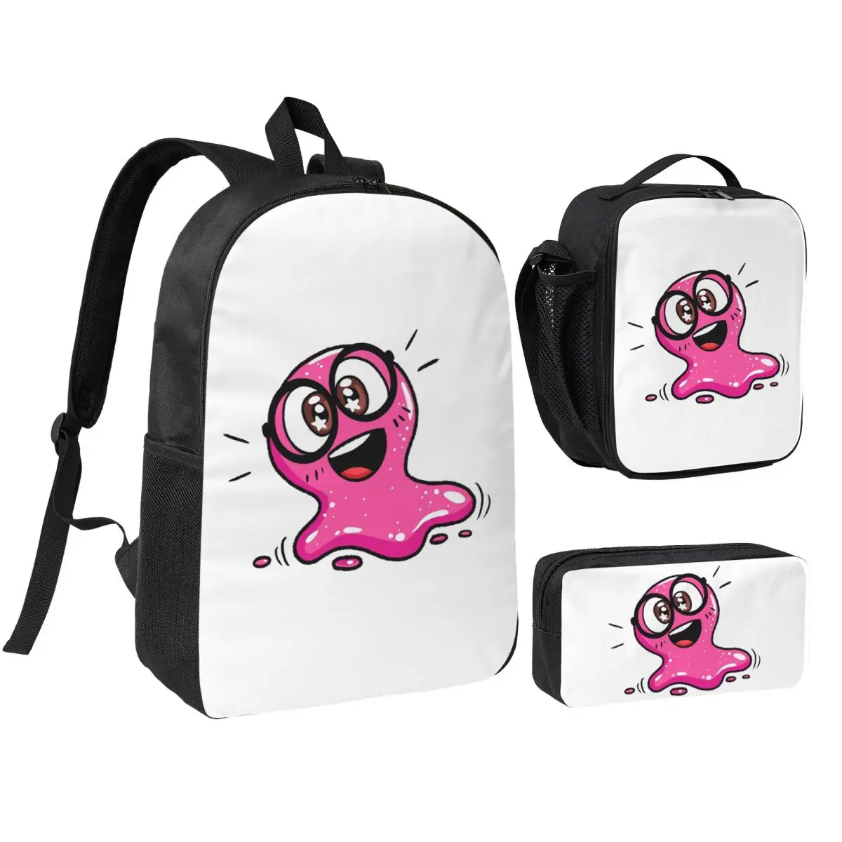 Super Slick Slime Sam Backpack Boys Girls BookBag School Bag Shoulder Bags 3ps Insulated Lunch Bag Pencil Case
Super Slick Slime Sam Backpack Boys Girls BookBag School Bag Shoulder Bags 3ps Insulated Lunch Bag Pencil Case