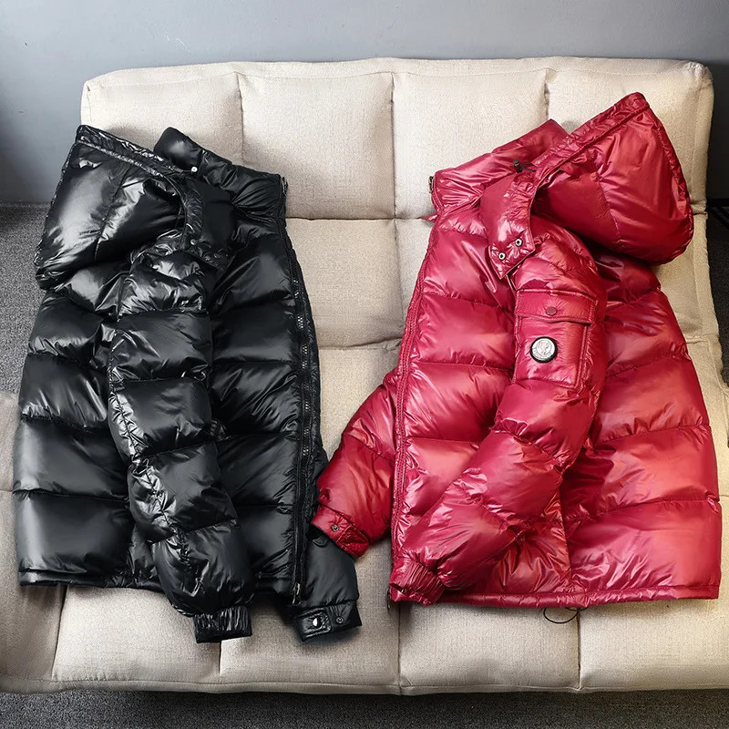 New Thiened Du down Jaet Men's Women's Bright Surface Winter Coat Couple's Faion Outerwear Comfortable Breathable
New Thiened Du down Jaet Men's Women's Bright Surface Winter Coat Couple's Faion Outerwear Comfortable Breathable