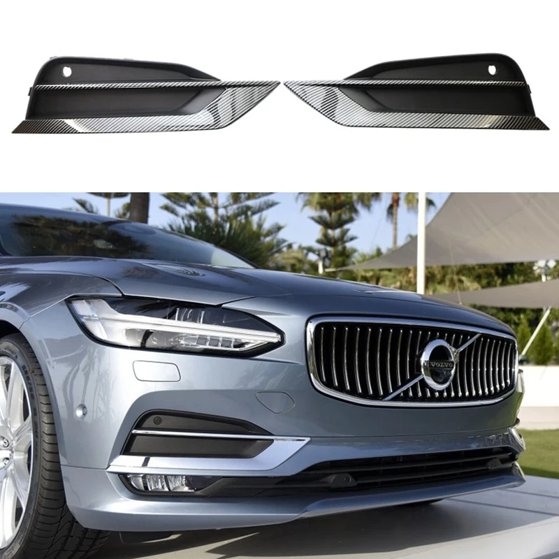 Для VOLVO S90 V90 2016-2019 передний бампер противотуманная фара гриль вставка Передняя бампер 31425447 31425446 Стиль углеродного волокна
Для VOLVO S90 V90 2016-2019 передний бампер противотуманная фара гриль вставка Передняя бампер 31425447 31425446 Стиль углеродного волокна