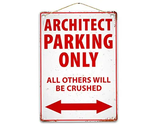 Funny Architect Parking Only Wall Poster Tin Sign Vintage BBQ Restaurant Dinner Room Cafe Shop Decor
Funny Architect Parking Only Wall Poster Tin Sign Vintage BBQ Restaurant Dinner Room Cafe Shop Decor