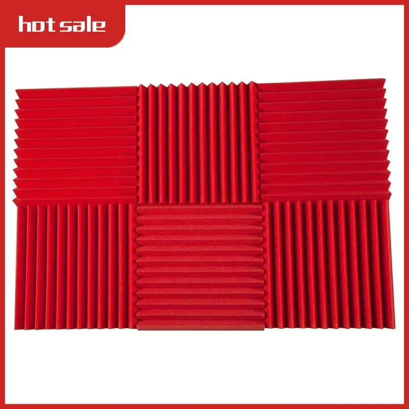 AC22-6 Pcs Red Acoustic Panels Soundproofing Foam Acoustic Tiles Studio Foam Sound Wedges 5X 30X30cm
AC22-6 Pcs Red Acoustic Panels Soundproofing Foam Acoustic Tiles Studio Foam Sound Wedges 5X 30X30cm