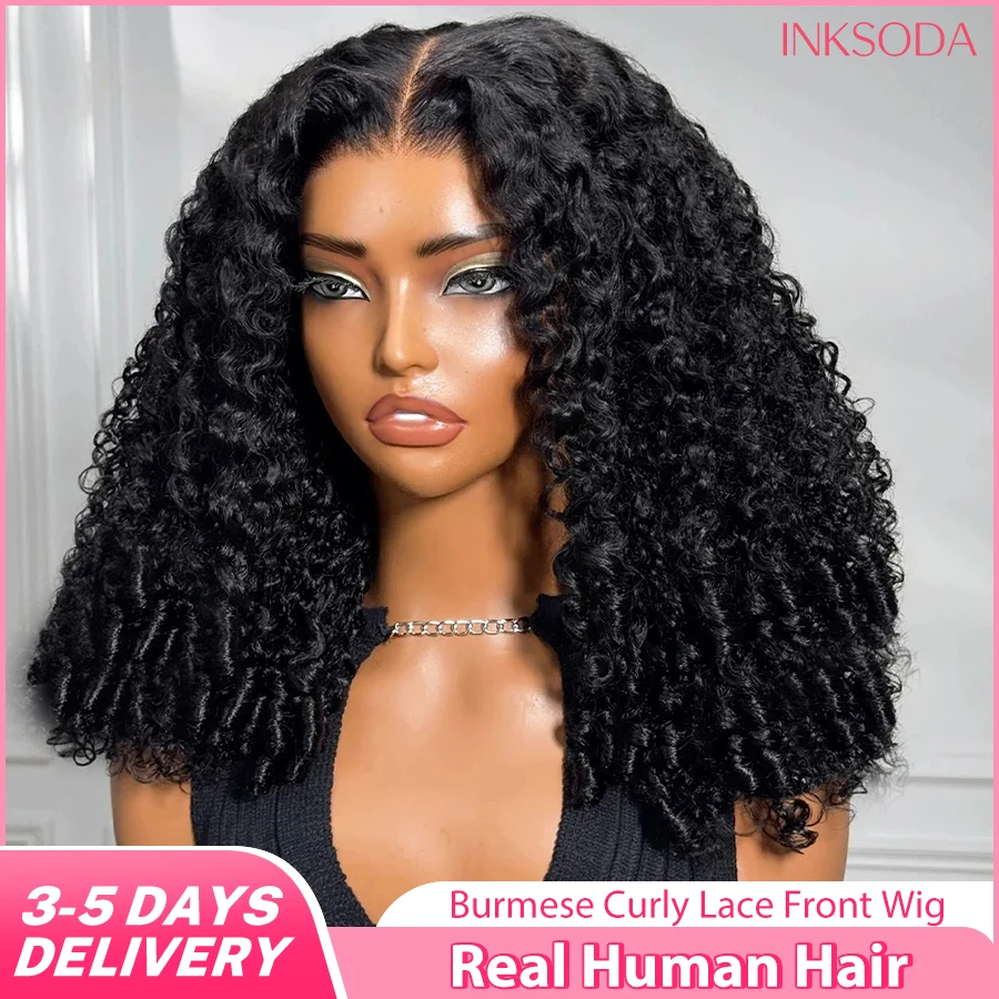 12A Burmese Curly 13x6 Lace Frontal Wig 180% Deep Curly Wave 13x4 Lace Front Wig Pre Plucked Brazilian HD Transparent Lace Wigs
12A Burmese Curly 13x6 Lace Frontal Wig 180% Deep Curly Wave 13x4 Lace Front Wig Pre Plucked Brazilian HD Transparent Lace Wigs