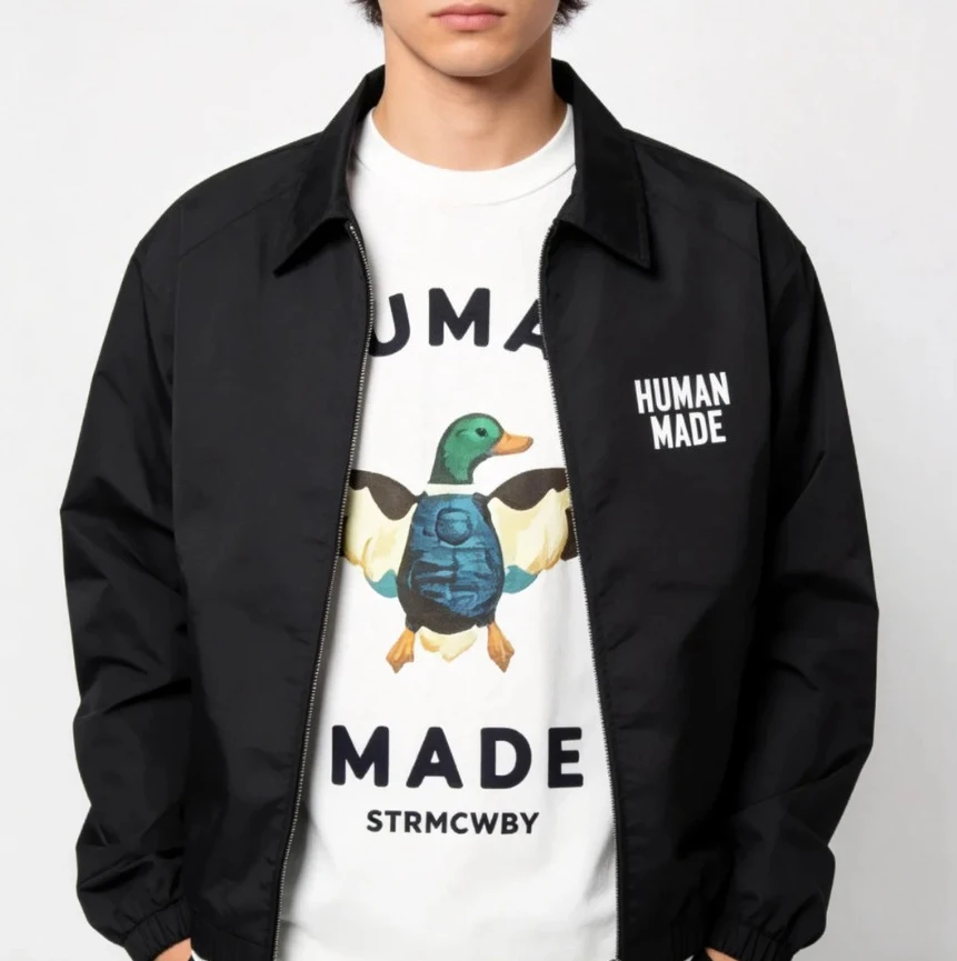 Футболка HUMAN MADE Flyduck из плотного хлопка с принтом, японский стиль, унисекс, с круглым вырезом и короткими рукавами
Футболка HUMAN MADE Flyduck из плотного хлопка с принтом, японский стиль, унисекс, с круглым вырезом и короткими рукавами