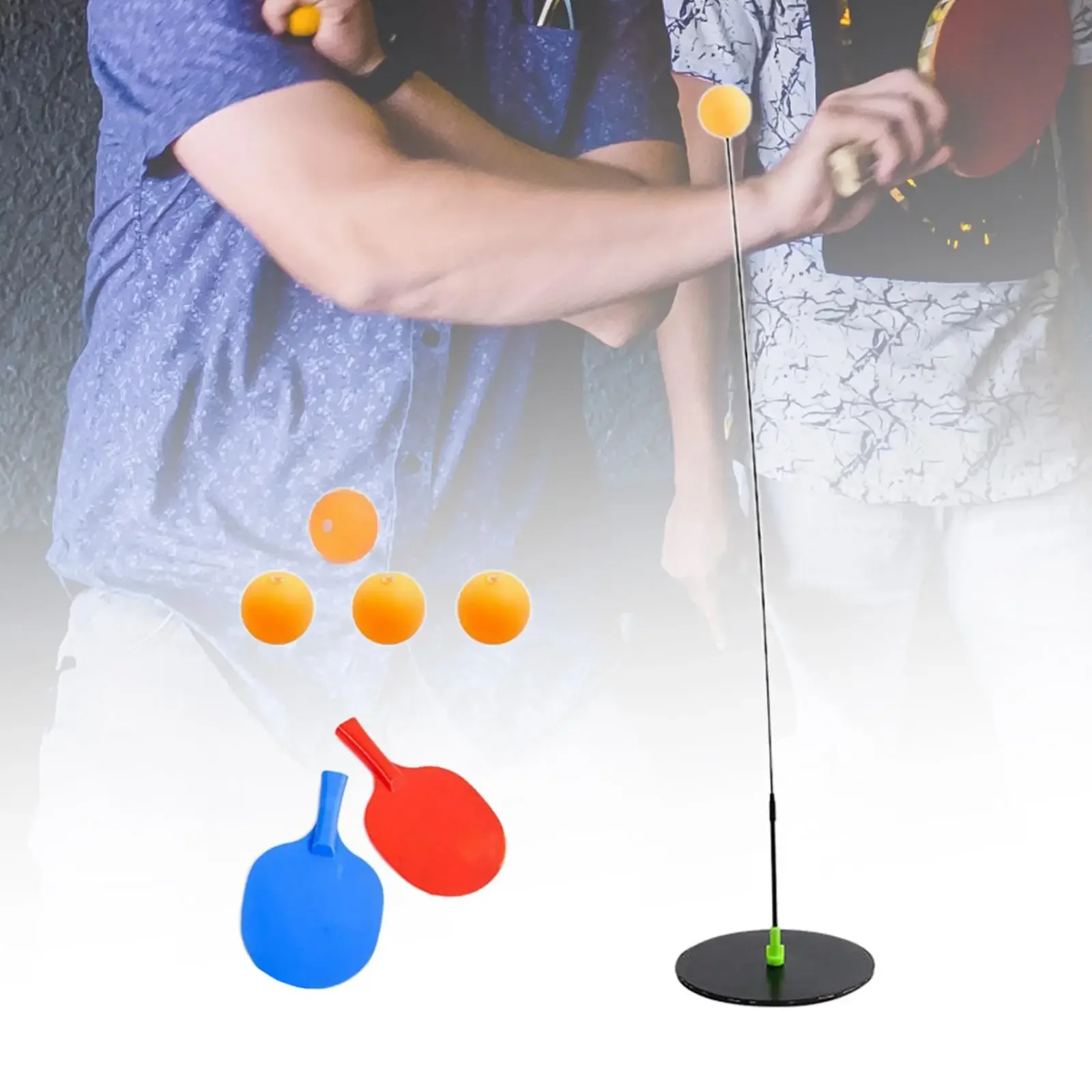 Children Table Tennis Trainer Set Ping Pong Paddles and Balls Parent Child Toy Training Sports Exerciser Metal Base Equipment
Children Table Tennis Trainer Set Ping Pong Paddles and Balls Parent Child Toy Training Sports Exerciser Metal Base Equipment