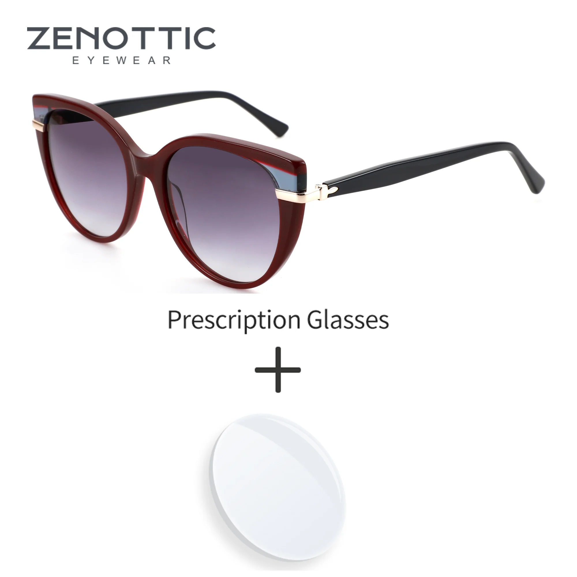 ZENOTTIC( XL Size)Trend Cat Eye Prescription Sunglasses for Women Polarized UV400 Shades Progressive Optical Sun Glasses
ZENOTTIC( XL Size)Trend Cat Eye Prescription Sunglasses for Women Polarized UV400 Shades Progressive Optical Sun Glasses