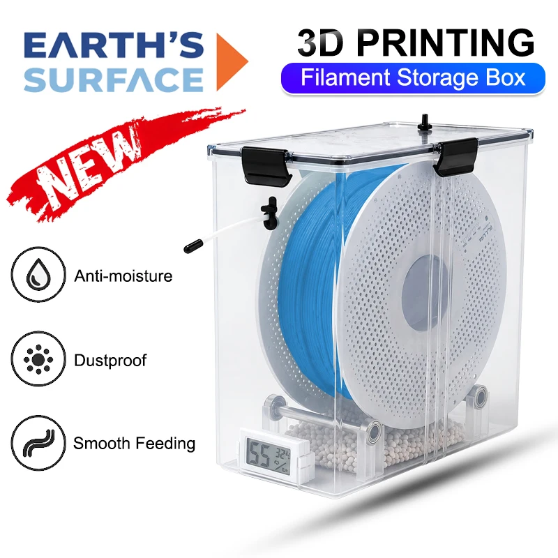 Universal 3D Printer Filament Dry Box Hot Air Drying Moisture Resistant Filament Storage Holder Printing Consumables Storage Box
Universal 3D Printer Filament Dry Box Hot Air Drying Moisture Resistant Filament Storage Holder Printing Consumables Storage Box