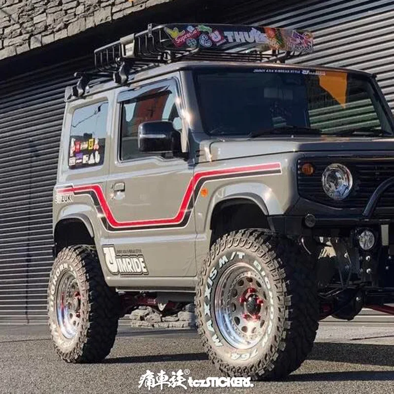 Автомобильная виниловая наклейка для Suzuki Jimny 2021-2024, украшение кузова, спортивные наклейки на заказ, декор, автоаксессуары
Автомобильная виниловая наклейка для Suzuki Jimny 2021-2024, украшение кузова, спортивные наклейки на заказ, декор, автоаксессуары