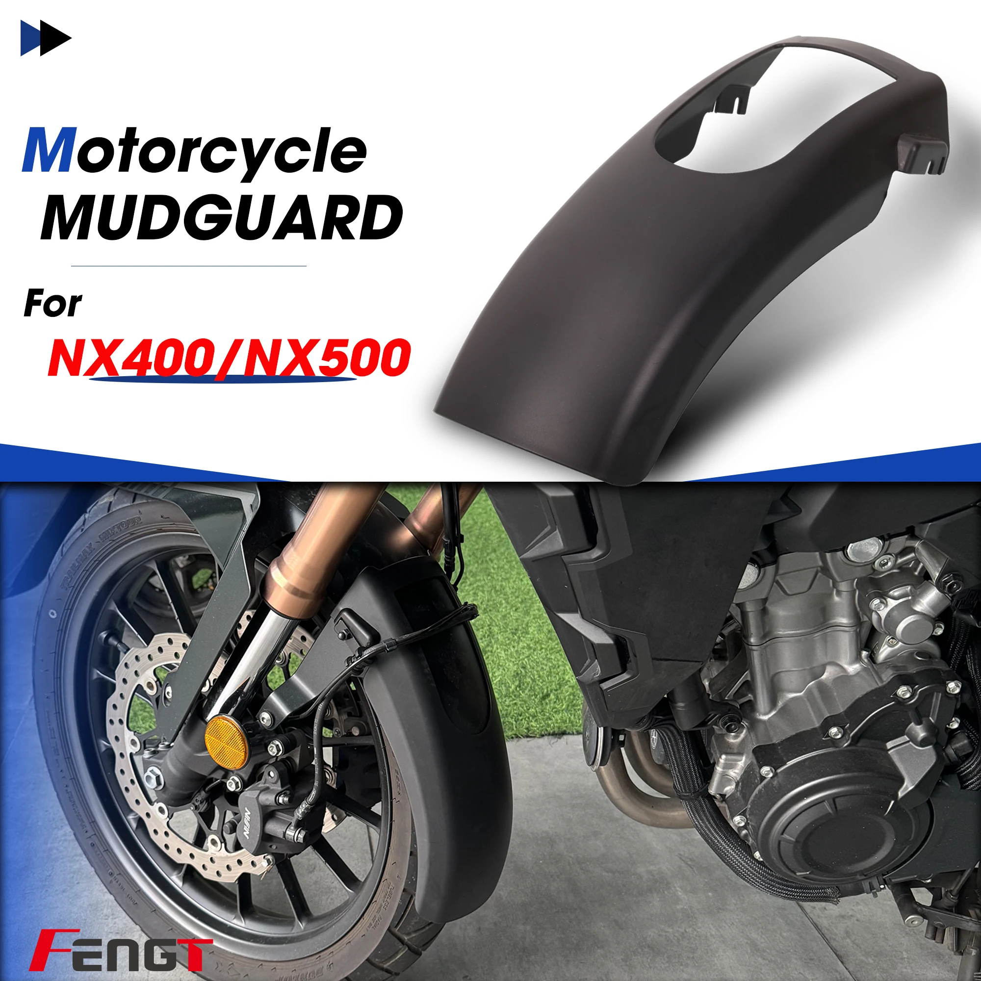 Motorcycle NX500 Accessories For Honda NX500 2024+ CB500X Mudguard Extension Splash Front Fender Hugger Extender
Motorcycle NX500 Accessories For Honda NX500 2024+ CB500X Mudguard Extension Splash Front Fender Hugger Extender