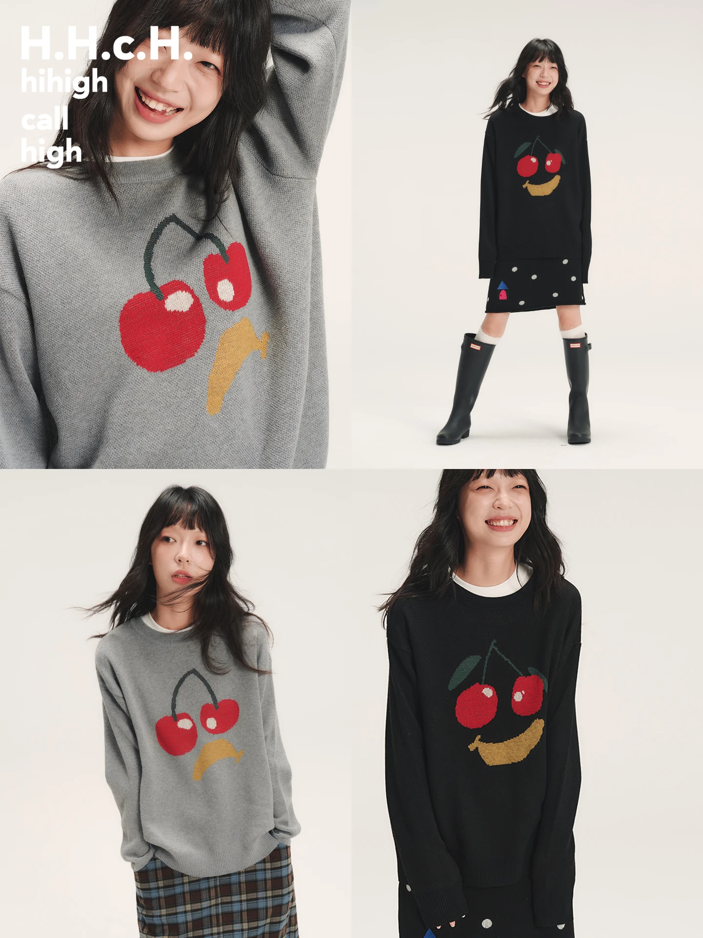 Оригинальный свитер Cherry Emotion Intarsia из смесовой шерсти с длинными рукавами, свободного кроя, комфортный, женский, коллекция AW25.
Оригинальный свитер Cherry Emotion Intarsia из смесовой шерсти с длинными рукавами, свободного кроя, комфортный, женский, коллекция AW25.