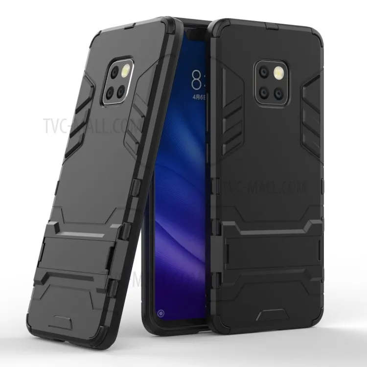 Cool Guard PC TPU Hybrid Mobile Phone Case with Kickstand for Huawei Mate 20 Pro - Black
Cool Guard PC TPU Hybrid Mobile Phone Case with Kickstand for Huawei Mate 20 Pro - Black