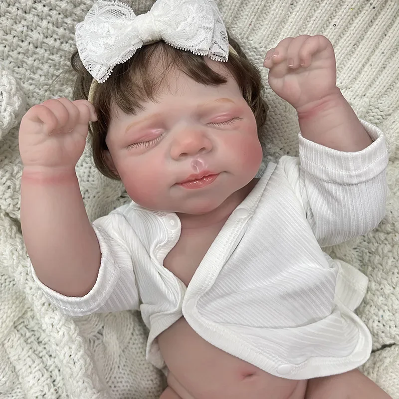 48cm Full Vinyl Girl Body Baby Pascale Reborn Doll with 3D Skin Multiple Layers Painting with Visible
48cm Full Vinyl Girl Body Baby Pascale Reborn Doll with 3D Skin Multiple Layers Painting with Visible