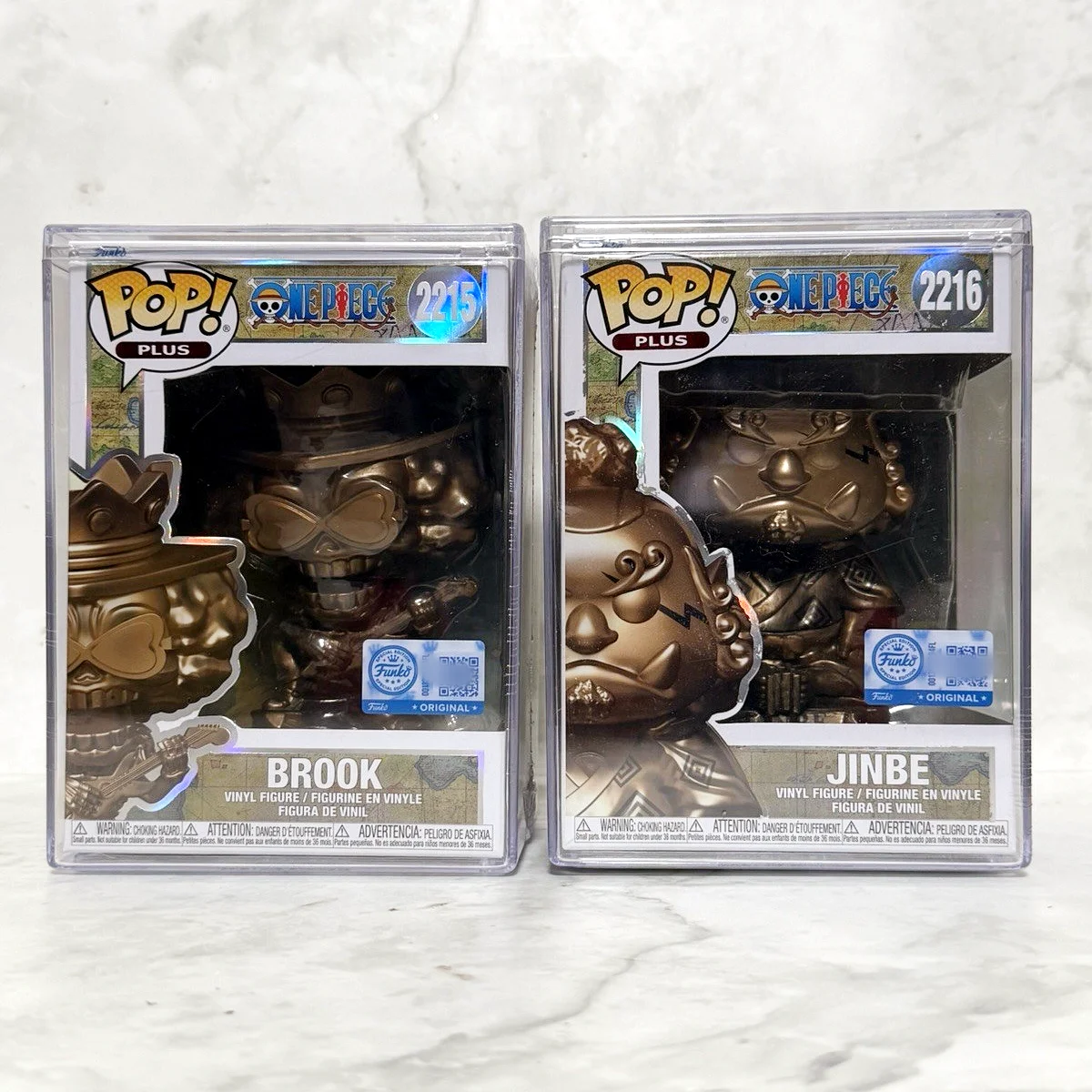 Funko POP! One Piece Figures Plus Brook&Jinbe Statue Bronze Official Limited Edition Vinyl Figure Anime Fans Collectible Gift
Funko POP! One Piece Figures Plus Brook&Jinbe Statue Bronze Official Limited Edition Vinyl Figure Anime Fans Collectible Gift