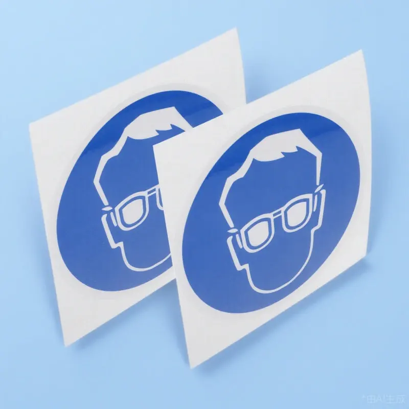 2Pcs Protective Goggles Sign Wear Protective Goggles Sticker Adhesive Safety Label Industrial Safety Warning Sign for Workplace
2Pcs Protective Goggles Sign Wear Protective Goggles Sticker Adhesive Safety Label Industrial Safety Warning Sign for Workplace