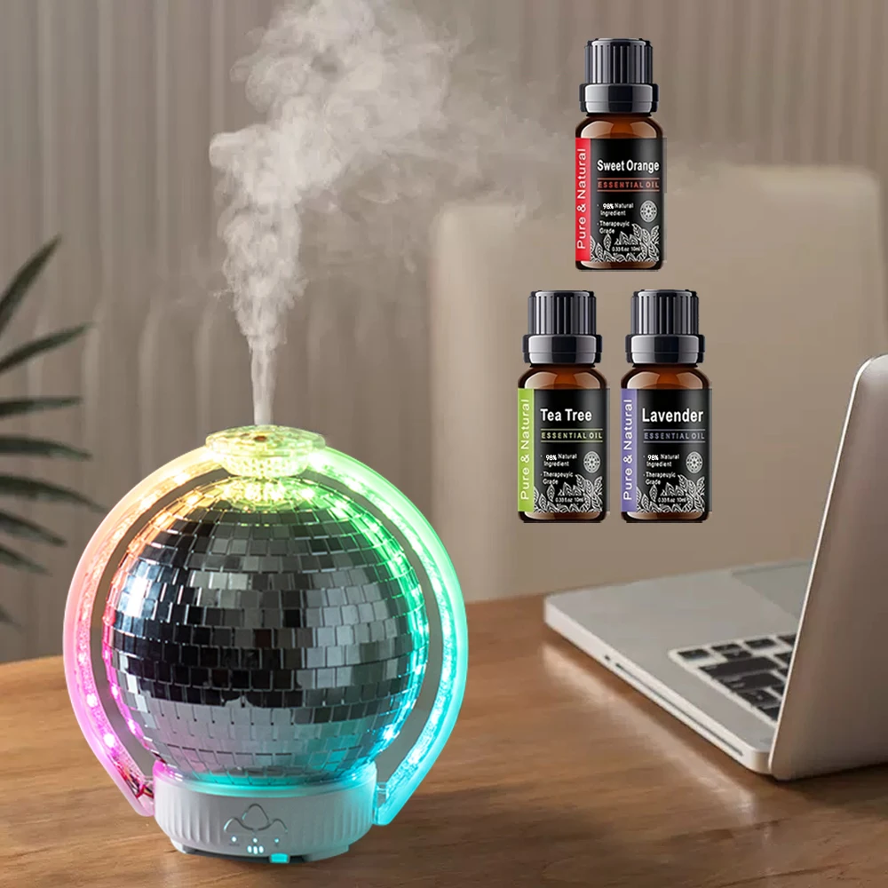 Relaxing Laser Ball Humidifier Perfect for Bedroom & Home Aromatherapy with 7 LED Lights & 3 Oils
Relaxing Laser Ball Humidifier Perfect for Bedroom & Home Aromatherapy with 7 LED Lights & 3 Oils