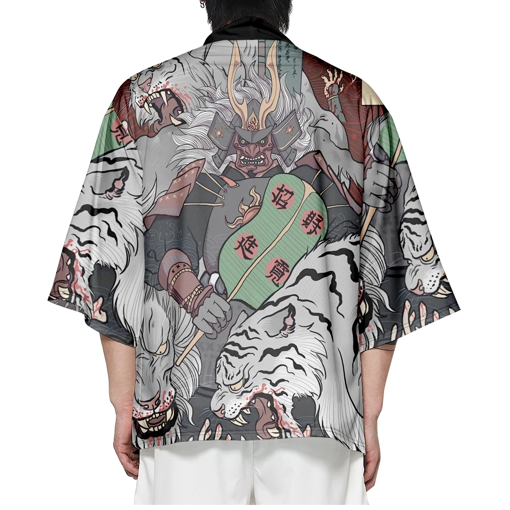Loose Beach Wear Japanese Streetwear Demon Print Cardigan Women Men Harajuku Haori Kimono Cosplay Yukata Clothes
Loose Beach Wear Japanese Streetwear Demon Print Cardigan Women Men Harajuku Haori Kimono Cosplay Yukata Clothes