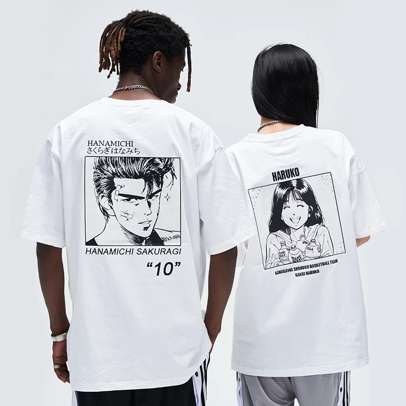 FOAG slam dunk master printing short-sleeved heavy cotton teenagers loose couple T-shirt
FOAG slam dunk master printing short-sleeved heavy cotton teenagers loose couple T-shirt