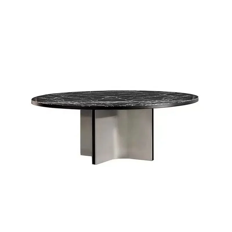 #V Modern Round Marble Dining Tables Stainless Steel Base Optional Turntable Dining Table
#V Modern Round Marble Dining Tables Stainless Steel Base Optional Turntable Dining Table