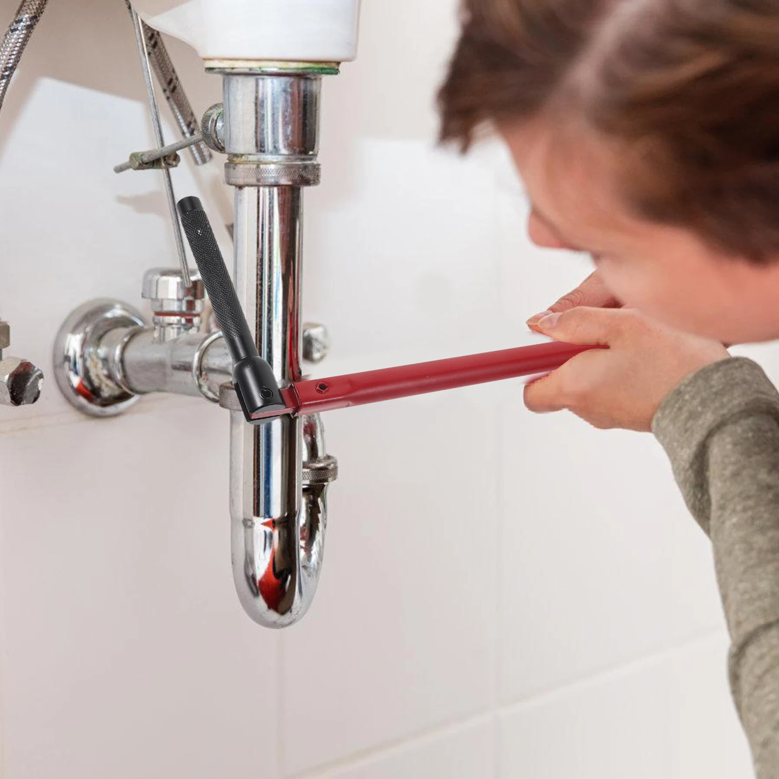 Bathroom Sink Wrench Set Adjustable Universal Carbon Steel Tap Tool Undermount Pipe Spanner Plumbers wrench Plumbing Tools Home
Bathroom Sink Wrench Set Adjustable Universal Carbon Steel Tap Tool Undermount Pipe Spanner Plumbers wrench Plumbing Tools Home