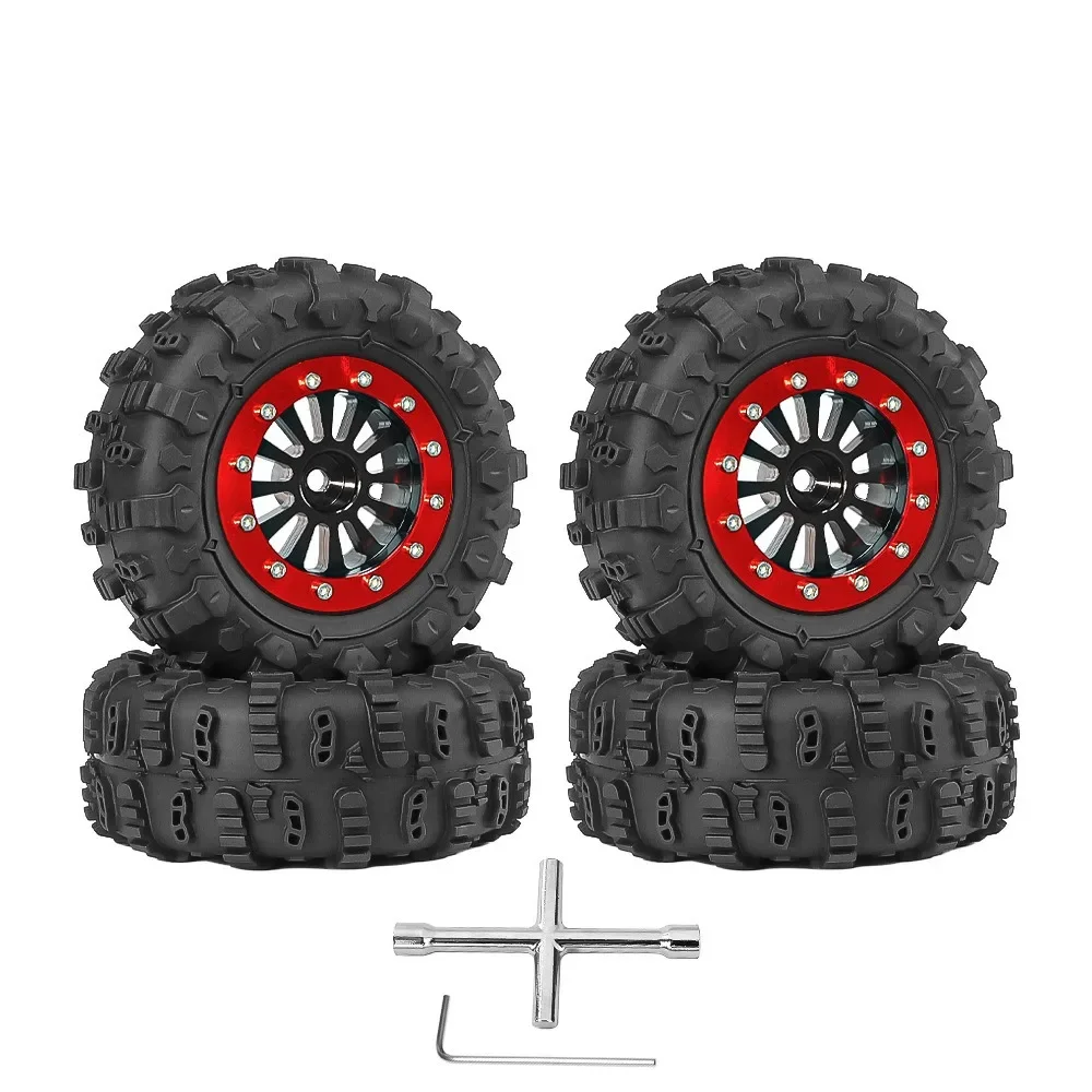 4pcs 65mm 1.3" Metal Beadlock Wheel Tire Set for 1/18 1/24 RC Crawler Car TRX4M SCX24 AX24 FCX24 Upgrade Parts
4pcs 65mm 1.3" Metal Beadlock Wheel Tire Set for 1/18 1/24 RC Crawler Car TRX4M SCX24 AX24 FCX24 Upgrade Parts
