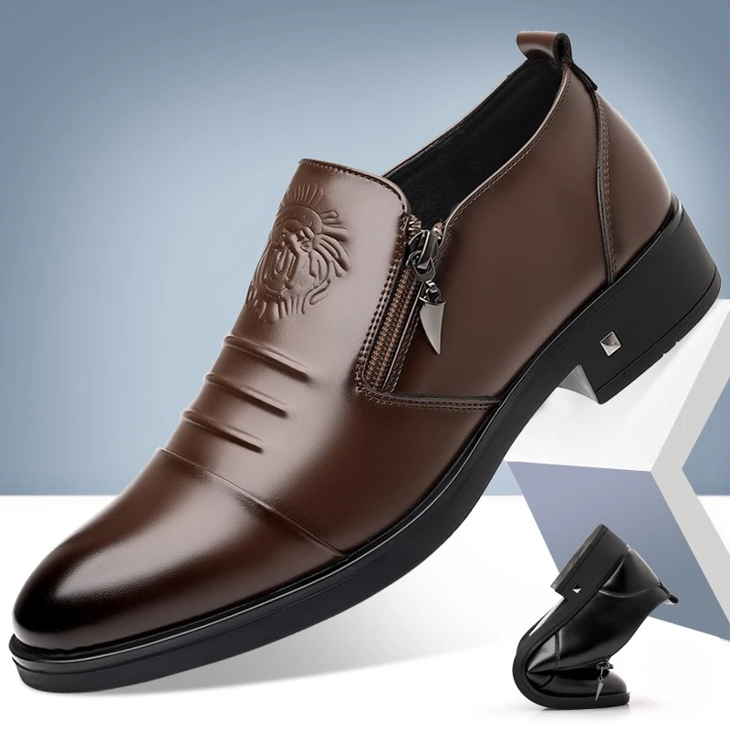 Men's Leather Shoes for Spring and Autumn, Genuine Leather Business Formal Men's Boots, Fashionable Mid-top Casual Men's Shoes
Men's Leather Shoes for Spring and Autumn, Genuine Leather Business Formal Men's Boots, Fashionable Mid-top Casual Men's Shoes