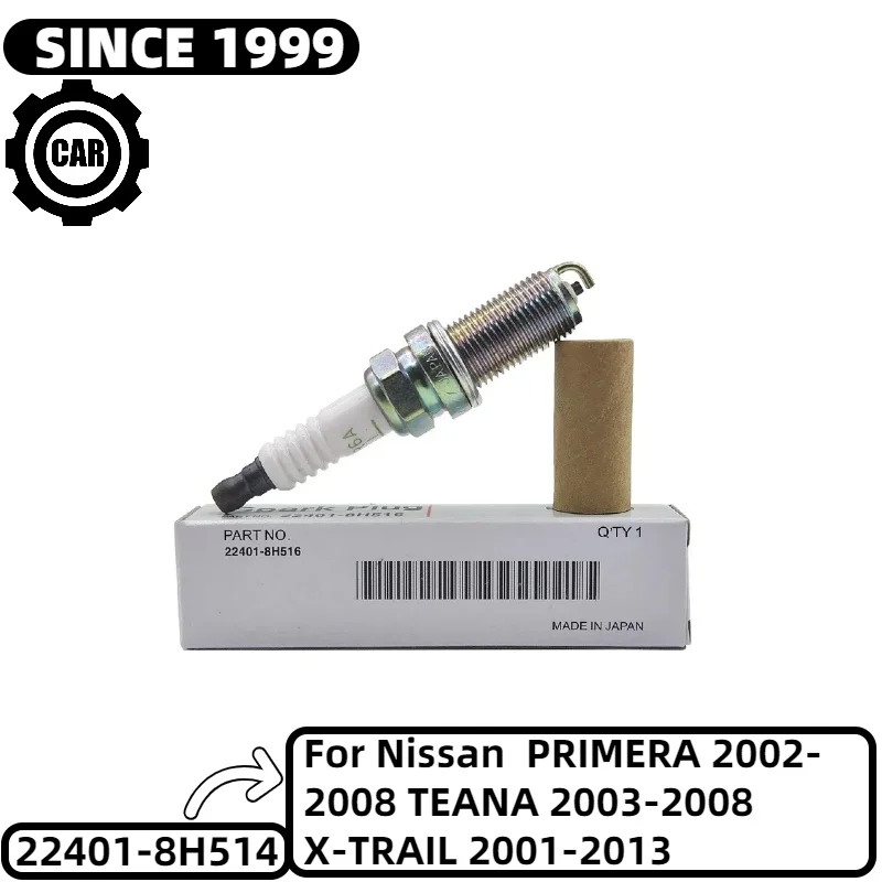 4PCS 22401-8H516 LFR6A11 Spark Plug For Nissan PRIMERA 2002-2008 TEANA 2003-2008 X-TRAIL 2001-2013 LFR6A-11 3672
4PCS 22401-8H516 LFR6A11 Spark Plug For Nissan PRIMERA 2002-2008 TEANA 2003-2008 X-TRAIL 2001-2013 LFR6A-11 3672