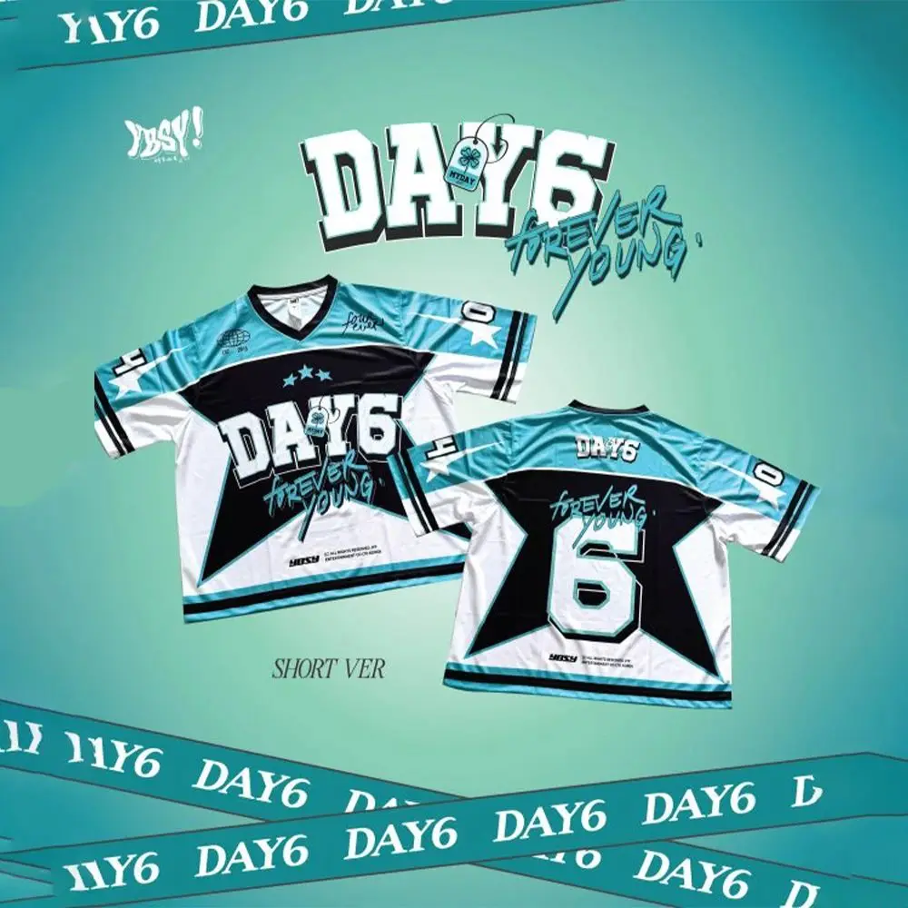 YBSY Day6 Forever Young Jersey 2025 футболка мужская Лидер продаж новые летние женские футболки с короткими рукавами топы рубашки
YBSY Day6 Forever Young Jersey 2025 футболка мужская Лидер продаж новые летние женские футболки с короткими рукавами топы рубашки