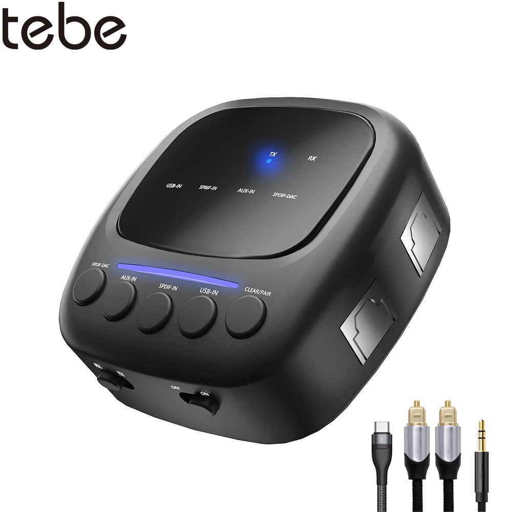 Tebe SPDIF Bluetooth 5,2 аудио 3,5 мм Aux оптический беспроводной стереоприемник передатчик адаптер для ТВ автомобильный усилитель динамика
Tebe SPDIF Bluetooth 5,2 аудио 3,5 мм Aux оптический беспроводной стереоприемник передатчик адаптер для ТВ автомобильный усилитель динамика