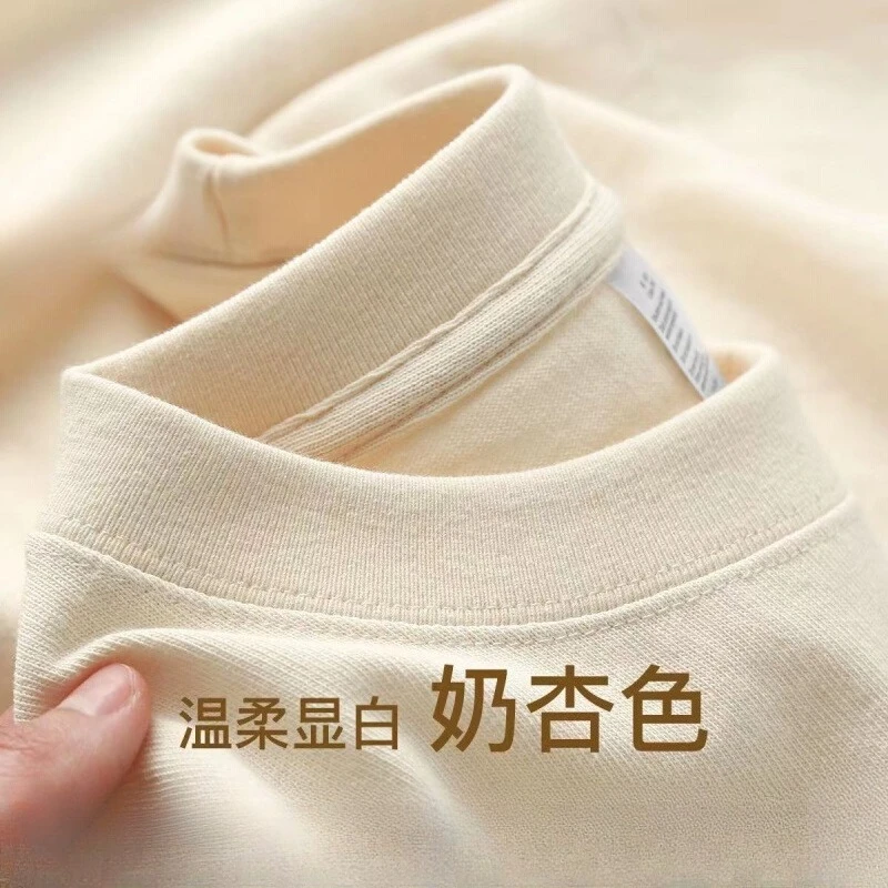 Pure Cotton Solid Color Short-sleeved T-shirt 2025 Summer New Versatile Men's and Women's Casual Loose Top
Pure Cotton Solid Color Short-sleeved T-shirt 2025 Summer New Versatile Men's and Women's Casual Loose Top