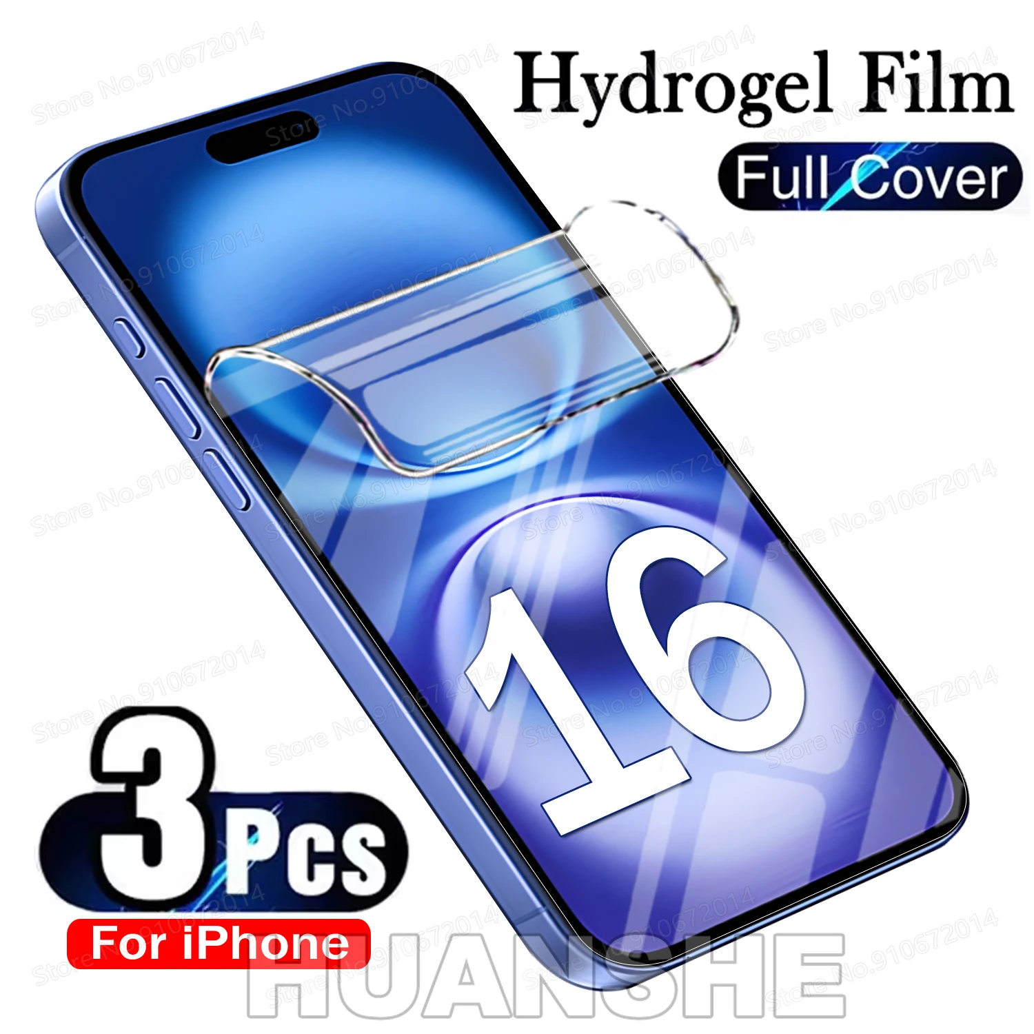 3PCS Soft Hydrogel Screen Protector Film for iPhone 17 16 Pro Max 16e 15 14 13 Mini 12 11 8 7 Plus XR XS Max
3PCS Soft Hydrogel Screen Protector Film for iPhone 17 16 Pro Max 16e 15 14 13 Mini 12 11 8 7 Plus XR XS Max