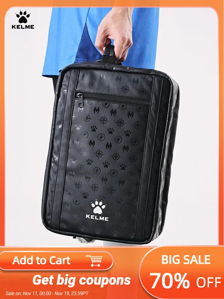 Kelme Football Training Bag School Student Backpack Large Capacity Multi-layer Football Shoe Storage Bag Sports Messenger Bag
Kelme Football Training Bag School Student Backpack Large Capacity Multi-layer Football Shoe Storage Bag Sports Messenger Bag