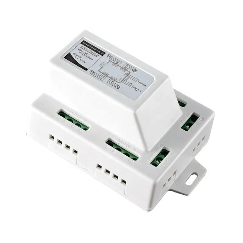 Industrial Grade Relay Electirc Smart Curtain Motor Simple Group Controller 230V/120V AC Control System
Industrial Grade Relay Electirc Smart Curtain Motor Simple Group Controller 230V/120V AC Control System