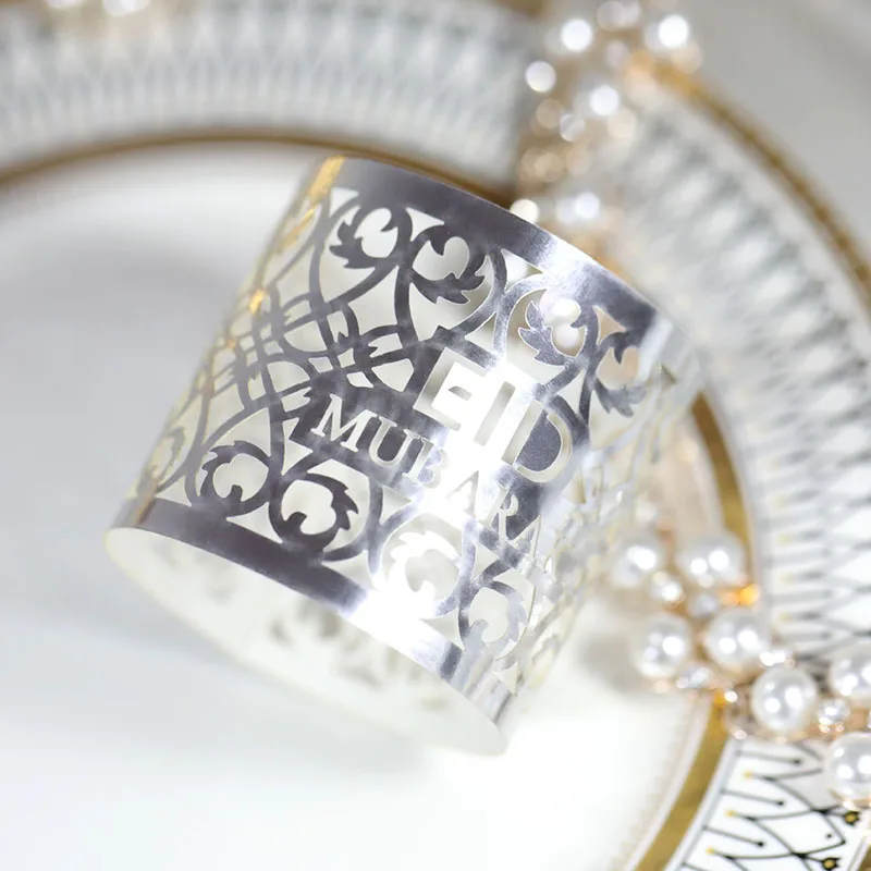 10/20/30pcs Eid Mubarak Paper Napkin Ring Buckle Hollow Towel Buckle Golden Napkin Rings Holder Ramadan Kareem Party Table Decor
10/20/30pcs Eid Mubarak Paper Napkin Ring Buckle Hollow Towel Buckle Golden Napkin Rings Holder Ramadan Kareem Party Table Decor