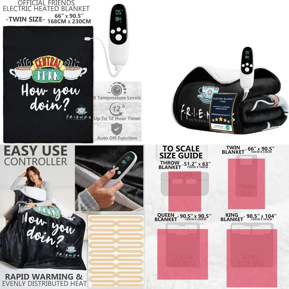 Электрическое одеяло с подогревом Twin Size, 9 режимов нагрева, роскошный флис, автоматическое отключение, 65x90 дюймов, для мужчин и женщин (черное)
Электрическое одеяло с подогревом Twin Size, 9 режимов нагрева, роскошный флис, автоматическое отключение, 65x90 дюймов, для мужчин и женщин (черное)