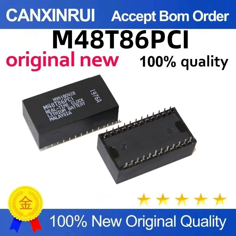 M48T86PC1 M48T86PCI New original clock battery module directly plugged into the DIP-24 pin
M48T86PC1 M48T86PCI New original clock battery module directly plugged into the DIP-24 pin
