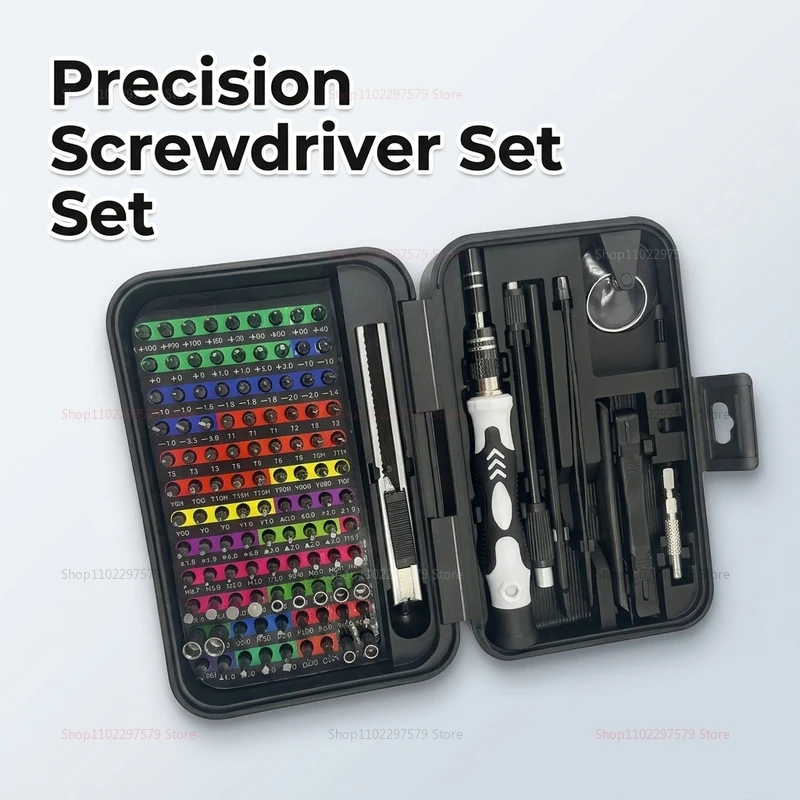 132 in 1 Precision Screwdriver Set Magnetic Phillips Torx Bit Kit for iPhone PC Electronic Watch DIY Repair Household Handy Tool
132 in 1 Precision Screwdriver Set Magnetic Phillips Torx Bit Kit for iPhone PC Electronic Watch DIY Repair Household Handy Tool
