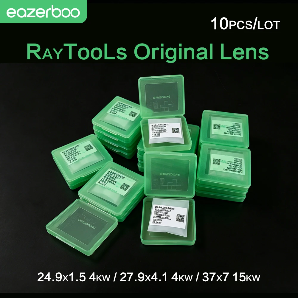 Original Raytools Protective Windows Laser Optical Lens 24.9x1.5 27.9x4.1 37x7 1064nm for Fiber Laser Head BT240S BM109 BM110
Original Raytools Protective Windows Laser Optical Lens 24.9x1.5 27.9x4.1 37x7 1064nm for Fiber Laser Head BT240S BM109 BM110